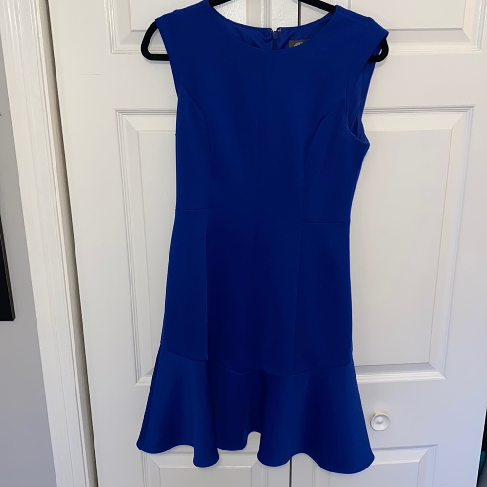 Royal blue cocktail dress